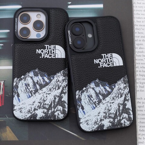 16 Square Leather The North Face Plus/Pro/Max – 16, 15, 14, 13, 12 iPhone Case