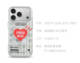 Human Made Heart Pattern iPhone Case for iPhone 13 – 17