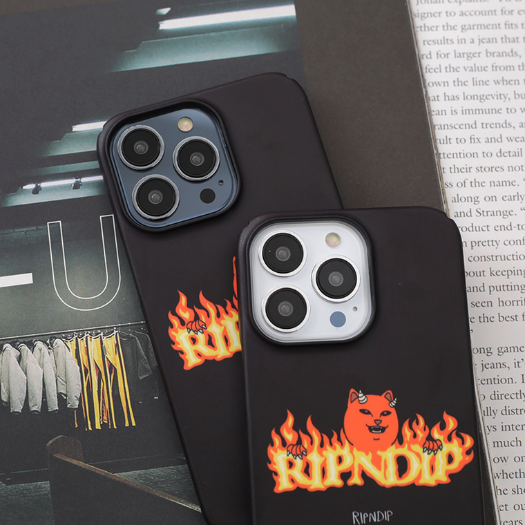 Rip N Dip New Devil Cat Illustration 14, 13, 12 iPhone Case