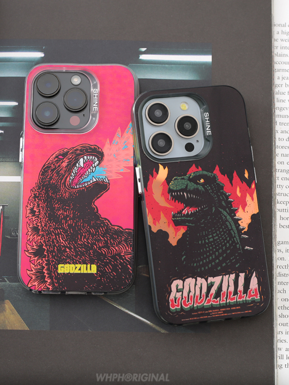 Godzilla Laser Gradient 15, 14, 13, 12, 11 iPhone Case