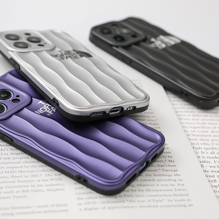 New The North Face Ribbed Stripes 14, 13, 12 iPhone Case