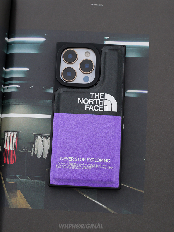 The North Face New Synthetic Leather Luxury Niche Plus/Pro/Max – 16, 15, 14, 13, 12 iPhone Case