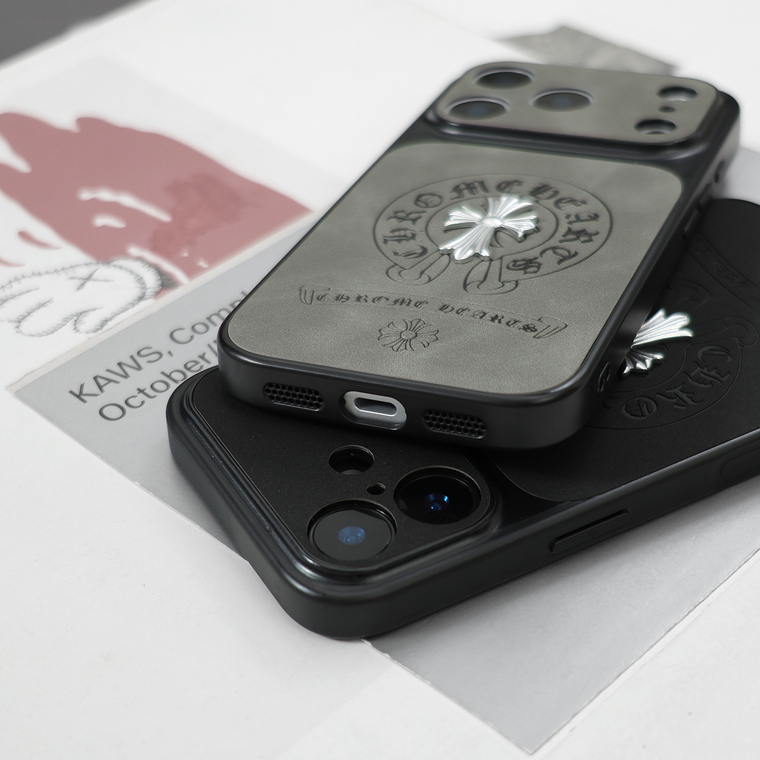 Chrome Hearts Emblem Floral iPhone Case