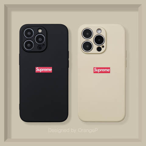 Supreme Logo Black iPhone Case