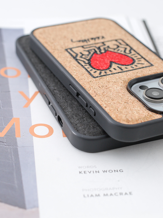 Human Made Hearts Soft Wood Matte Anti Slip Niche MagSafe Pro/Max, 15, 14, 13, 12 iPhone Case