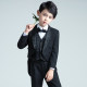 Boys suit suit spring Korean version suit children baby tuxedo British flower girl dress host performance clothing