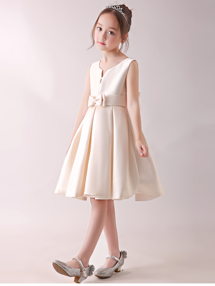 Công chúa váy cô gái ăn mặc fluffy new flower cô gái ăn mặc nữ trẻ em sàn catwalk sinh nhật máy chủ trang phục mùa hè váy biểu diễn cho trẻ em