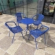 4 Bordeaux Chair+50 Железный круглый стол Christlan