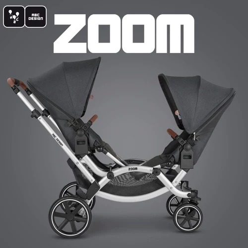 Фан -фанат Лин Чиии, Вейки, тот же немецкий ABC High -Landscape Twin Cart Cart, двое или три новорожденного могут лечь