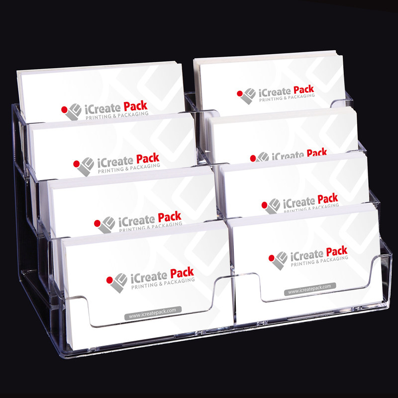 Keji business card box Exhibition-specific multi-layer business card holder Business office transparent desktop business card holder