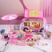 girl super baby watermelon school bus jiojio doll doll ice cream ice cream car toy decoration play house