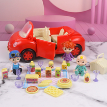 girl baby play house bus super baby jiojio doll convertible watermelon school bus car toy