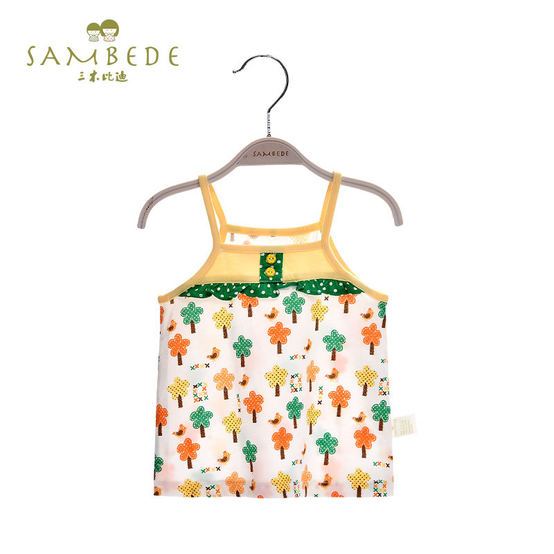 73 73 80 90 90 three wood bidy girl harnesses small vest woman baby vest summer dress baby sleeveless vest pure cotton