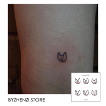 BYZHENZI hazelnut this shop ins Wind kitten mini cute dark girl waterproof durable tattoo stickers