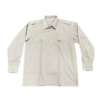 New Stock Old Goods Rice Yellow Man Shirt Summer Breathable Free Hot Casual Pure Color Long Sleeve Yellow Speed Dry Shirt