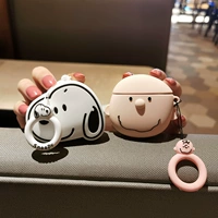Защитный чехол Snoopy airpods подходит для Apple airpods2, чехол для Airpod Box, беспроводной Bluetooth, чехол для наушников iPod, наклейка air2, ipod, бесконечно милая женская модель pods2