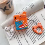 Apple, защитный чехол, мультяшные беспроводные наушники, неограниченная наклейка, bluetooth, iphone, 2 штук