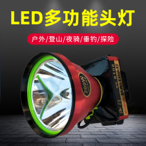 Royal line 8108 lithium battery headlight charging strong light super bright led high power 200W head-mounted torch miners lamp outdoor