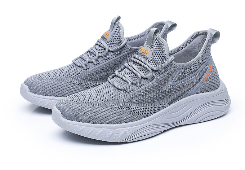 Энергичный обувь 春秋老北京布鞋男单鞋透气休闲运动爸爸鞋子防滑软底中老年健步鞋 Fu Sheng Xiang