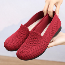 Spring and Summer old Beijing cloth shoes nv dan xie leap month breathable mesh surface leisure mothers shoes anti-slip soft middle-aged womens shoes