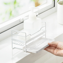 Household kitchen sink rack dishwashing cloth sponge storage drain rack pool countertop dishwashing rack