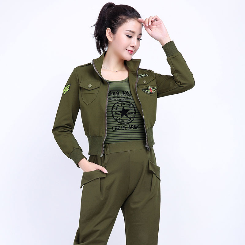 Knitted sports casual suit camouflage clothes camouflage camouflage camouflage dance and dance suit team suit