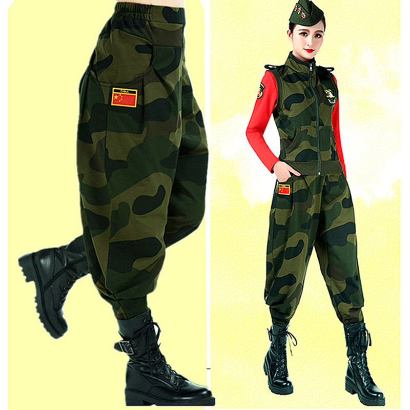 Off-road Camping Light Cage Pants Campanty Pants Women Pants Casual Pants Down Pants Water Soldier Dance High Waist Wide Pants Kharen Pants