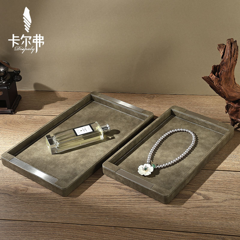 High-End Jewelry Display Tray, Jewelry Tray for Jade and Gemstone Photography, Viewing Tray for Pearls and Silver Jewelry Photography Props