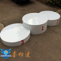 Manufacturer produces round competition podium medal podium award podium track and field equipment special size can be customized