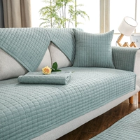 Han Haoniao sofa Bắc Âu đệm trượt bông vải hiện đại nhỏ gọn sofa đệm bao gồm bốn mùa bông rắn màu khăn - Ghế đệm / đệm Sofa đệm ghế