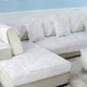 vải bông sofa đệm trượt bông đệm Four Seasons chung phòng khách nhỏ gọn kết hợp của bộ sofa gỗ rắn khăn che - Ghế đệm / đệm Sofa