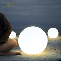 led glowing ball light outdoor garden light garden grass light landscape light waterproof solar ball light