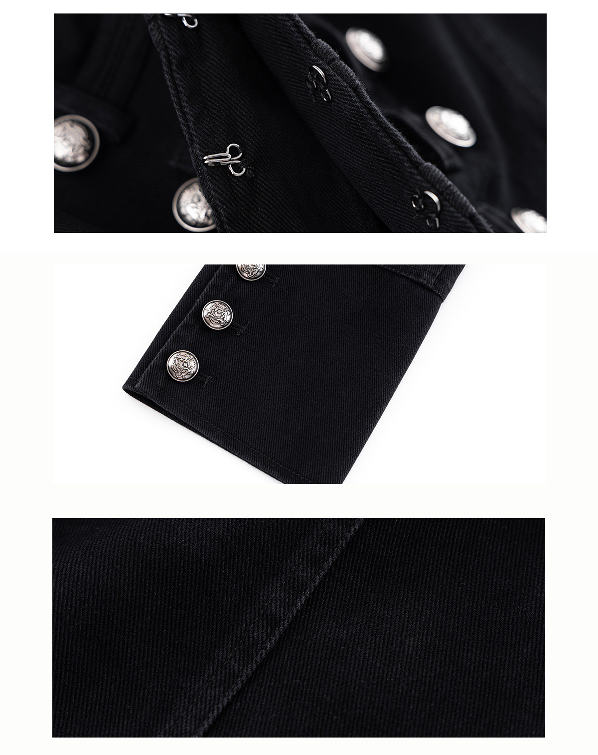 ARISEISM Retro Cropped Jacket
