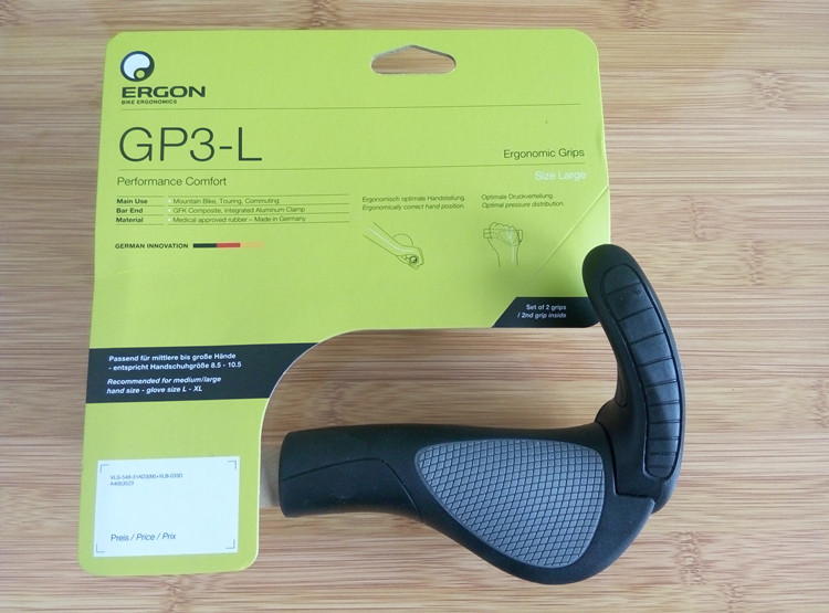 Poignées de vélo ERGON - Ref 2350692 Image 3