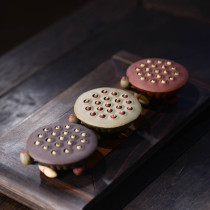 Purple Sand Tea Darling Frog Lotus lotus seed Lotus Seed Movable Watermelon Stone Pendulum with ceramic tea set Tea Road cover boutique can be raised