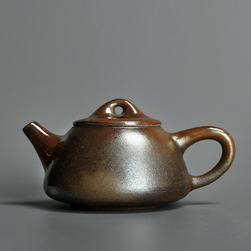 Chayan Yueshe wood-burning pot unglazed wood-burning stone scoop pot coarse pottery teapot single pot Kung Fu tea set teapot household gift
