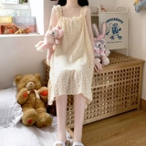 Хлопковая летняя японская милая пижама для отдыха, цветочный принт, большой размер, эффект подтяжки