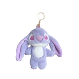 Брендовый мультяшный сиреневый плюшевый милый брелок, кукла для влюбленных, подвеска