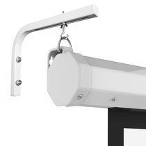 Projection screen L pylon 90 degree wall mount electric projection screen adhesive hook mounting frame wall mobile telescopic frame
