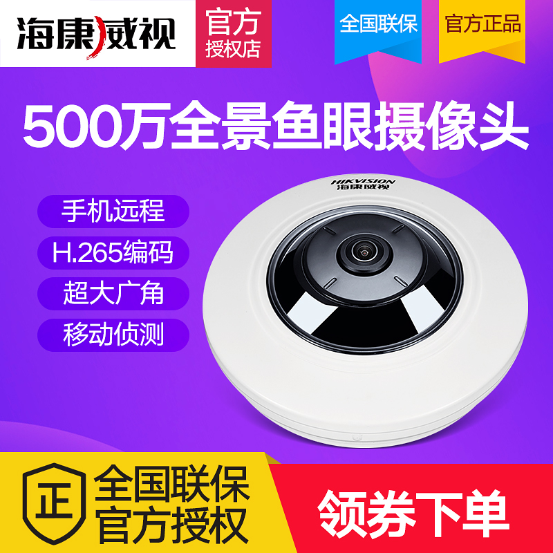 SeaConway View Internet Surveillance Fish Eye Camera DS-2CD3935 3955FWD-IWS 360-degree Wide Dynamic