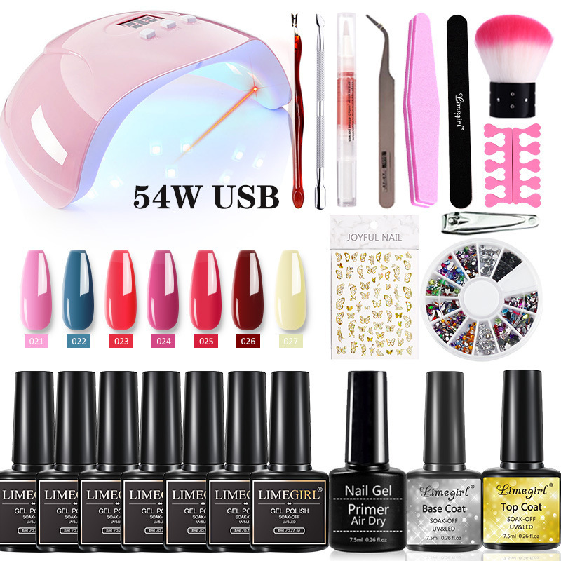Amazon's Best-Selling 54W Nail Lamp, Complete Set of Tools for Beginners, Nail Stickers and Accessories Amazon's Best-Selling 54W Nail Lamp, Complete Set of Tools for Beginners, Nail Stickers and Accessories