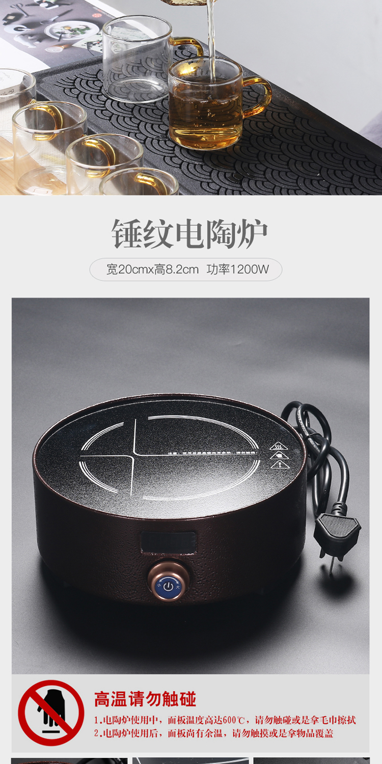 True sheng suit the electric TaoLu boiled tea, the Japanese heat - resistant glass home steamed small office glass teapot