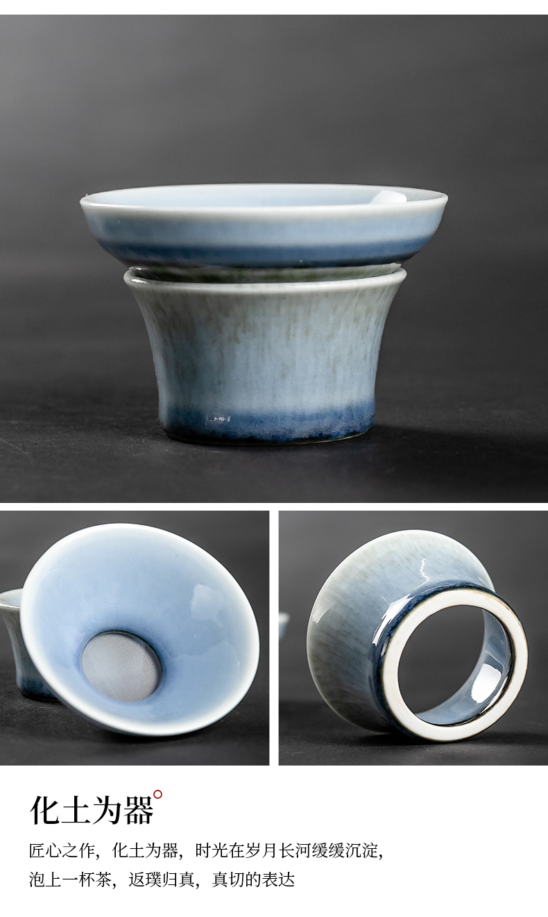 True sheng coppering. As silver tea set the whole up ceramic kung fu tea tea tea cup household gifts