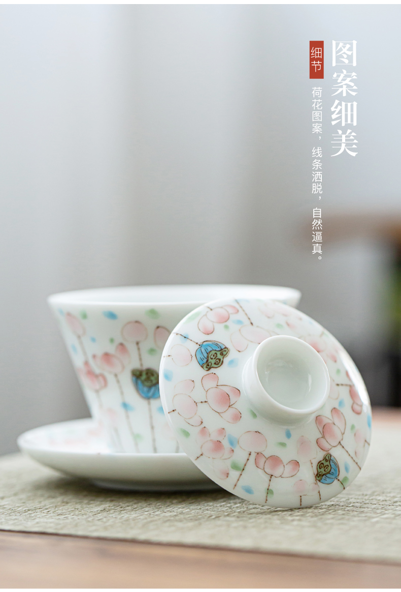 Really served fresh tea set ceramic contracted teapot teacup kung fu tea set a complete set of dry tea tray