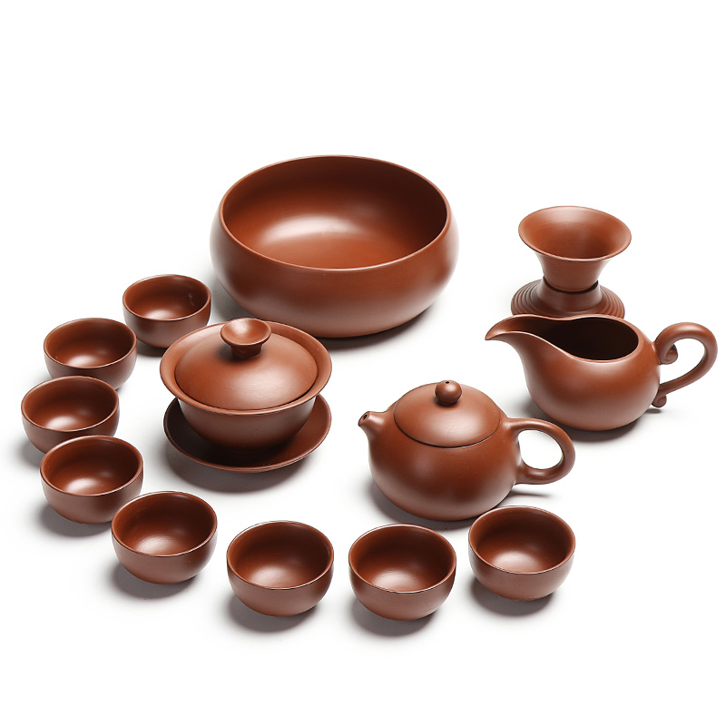 True sheng kung fu tea set tea service of a complete set of purple sand tea sets the teapot teacup home make tea