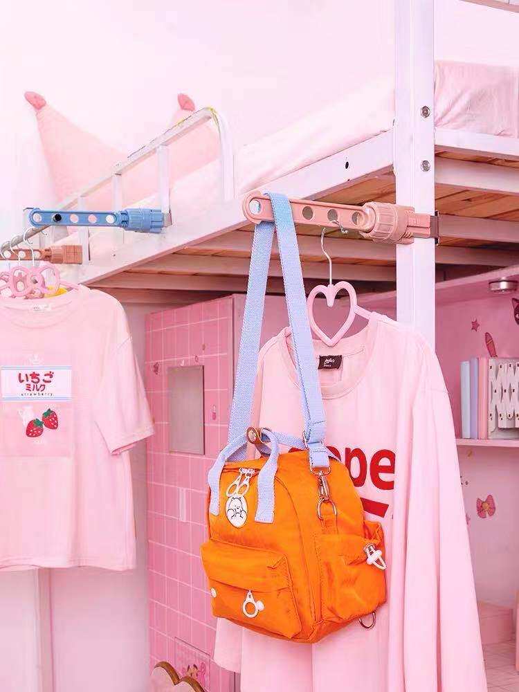 Dormitory hanger artifact portable travel hanger hook hotel hotel home balcony window fixed drying rack