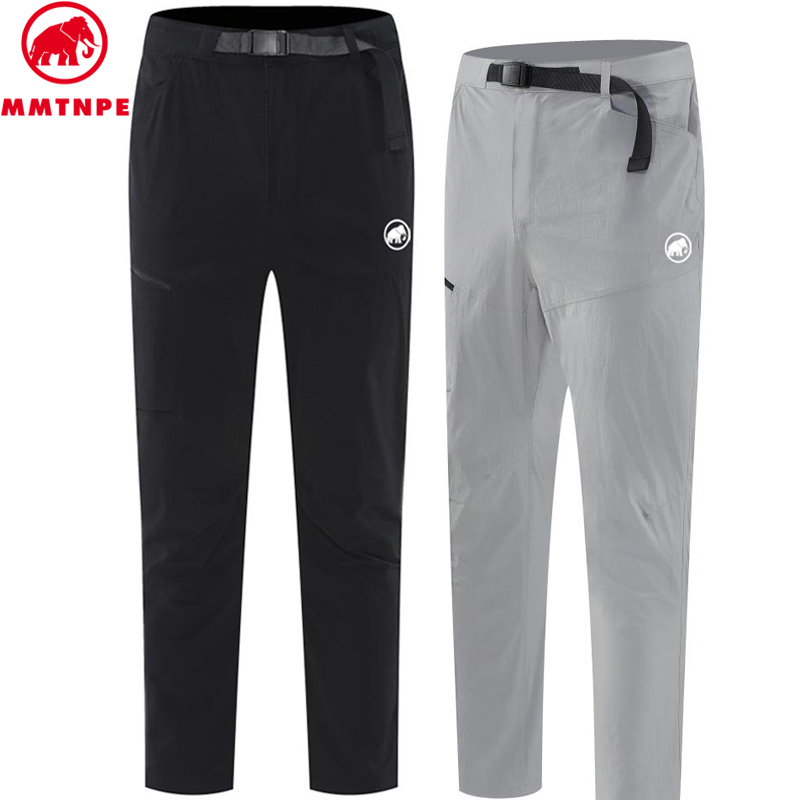 Mammoth Arctic Elephant Men's Summer Quick-Dry Outdoor Softshell Sports Straight-Leg Fashion Casual Thin Pants for Men