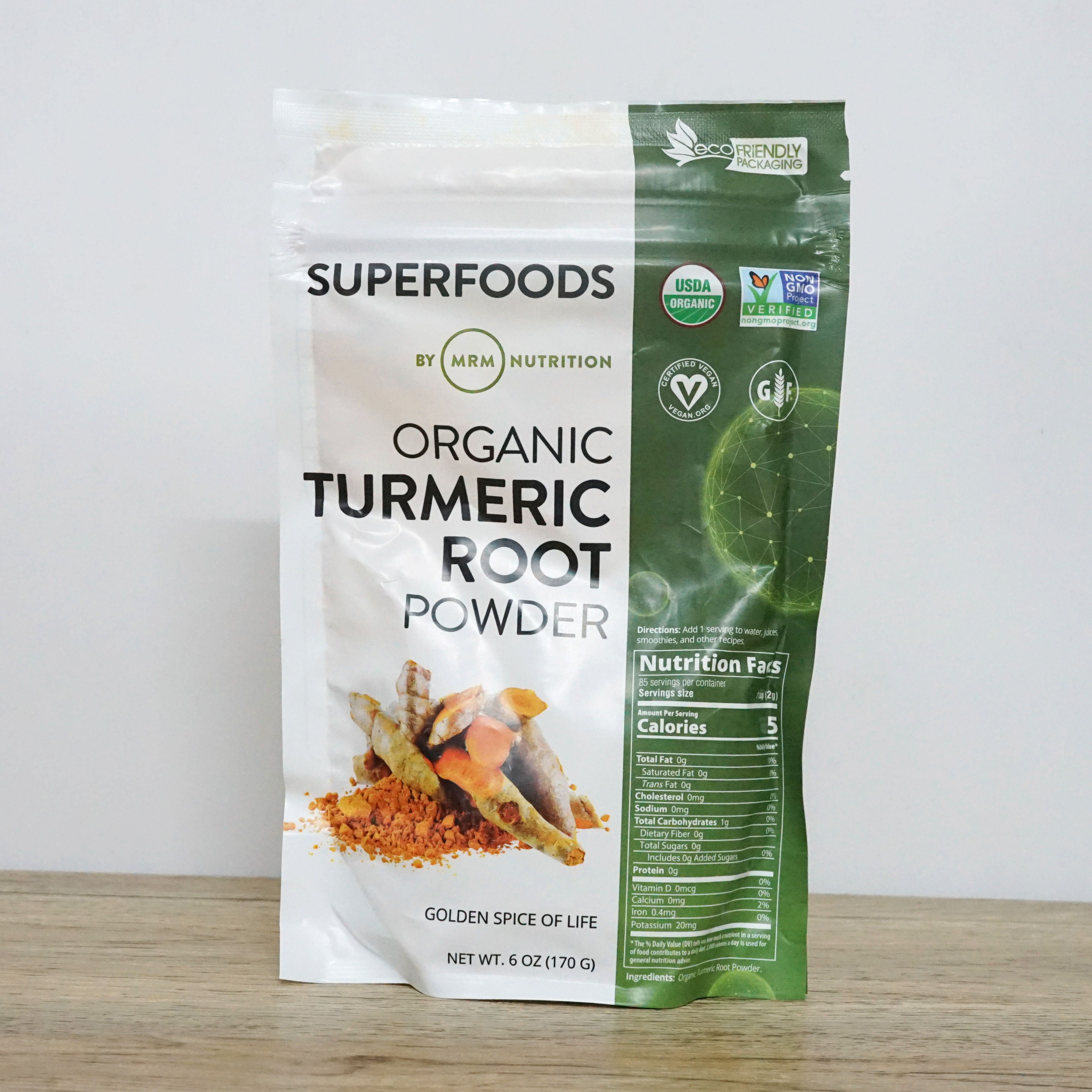 USA now MRM Turmeric Powder Organic turmeric powder repellent cold antioxidant without processing gluten free