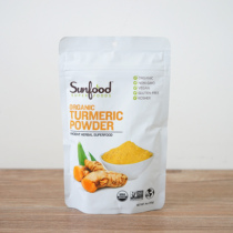 Spot USA Sunfood Turmeric Powder has Machine Turmeric root Powder gluten-free and sugar-free 113g