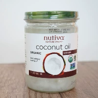 Американское кетогенное кокосовое масло Nutiva Натуральное кокосовое масло первого отжима Съедобный уход за кожей Кетогенное масло для вытягивания